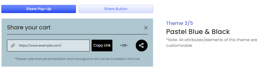 Pastel Blue &amp; Black Theme