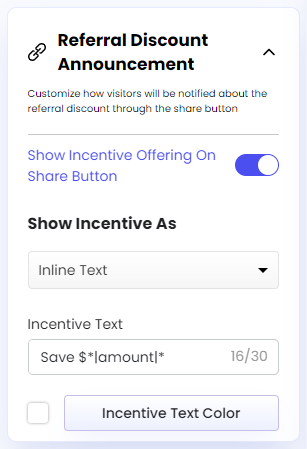 Referral Discount Announcement
